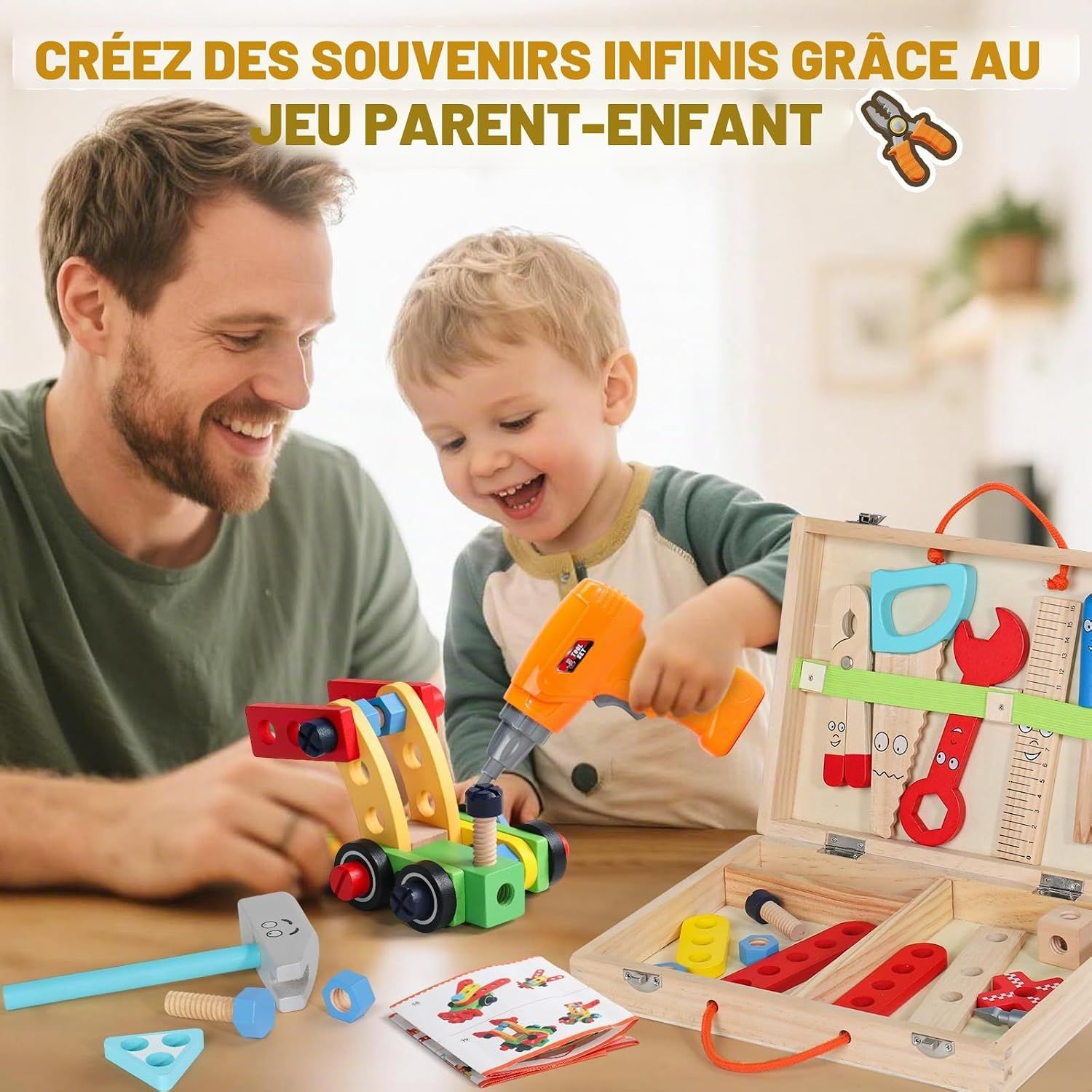 Wooden Construction Kits for Kids