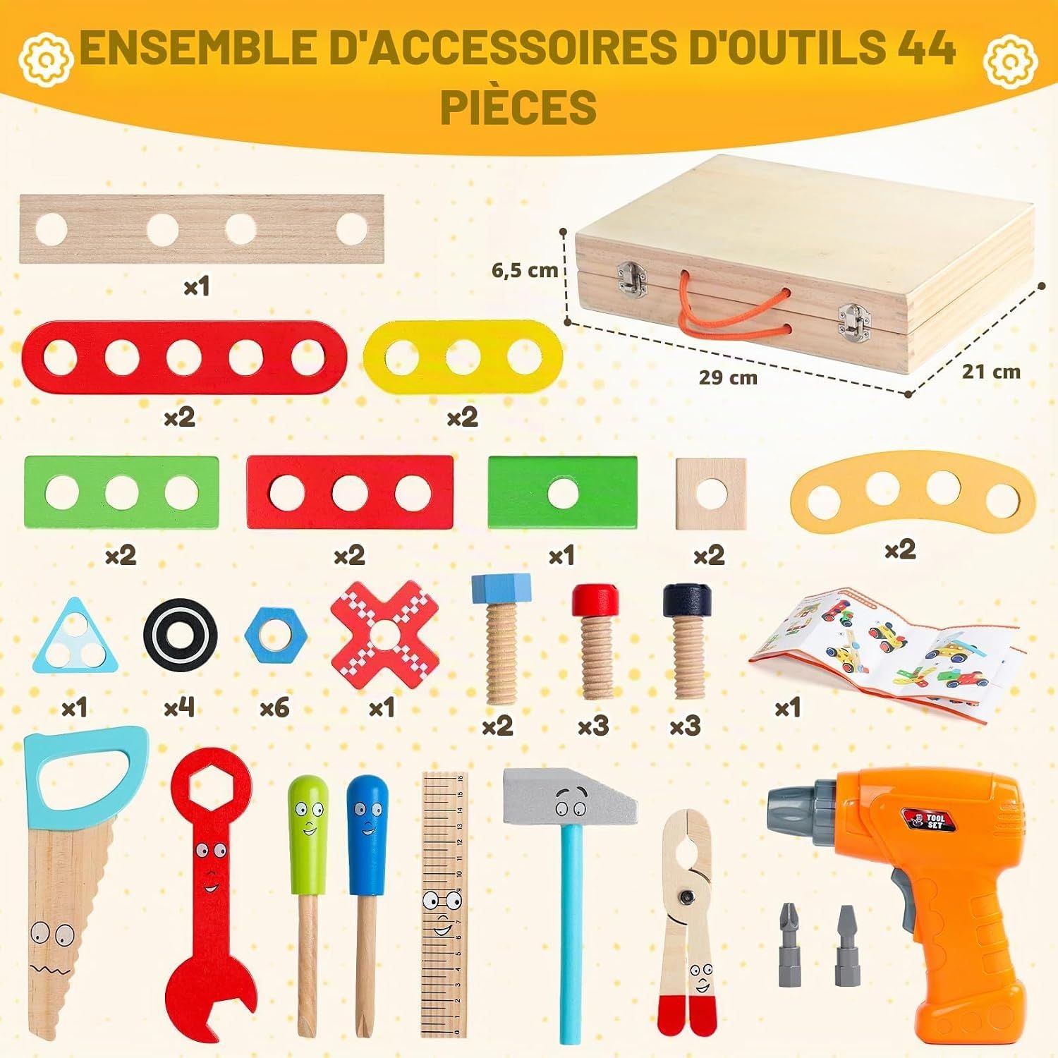 Wooden Construction Kits for Kids