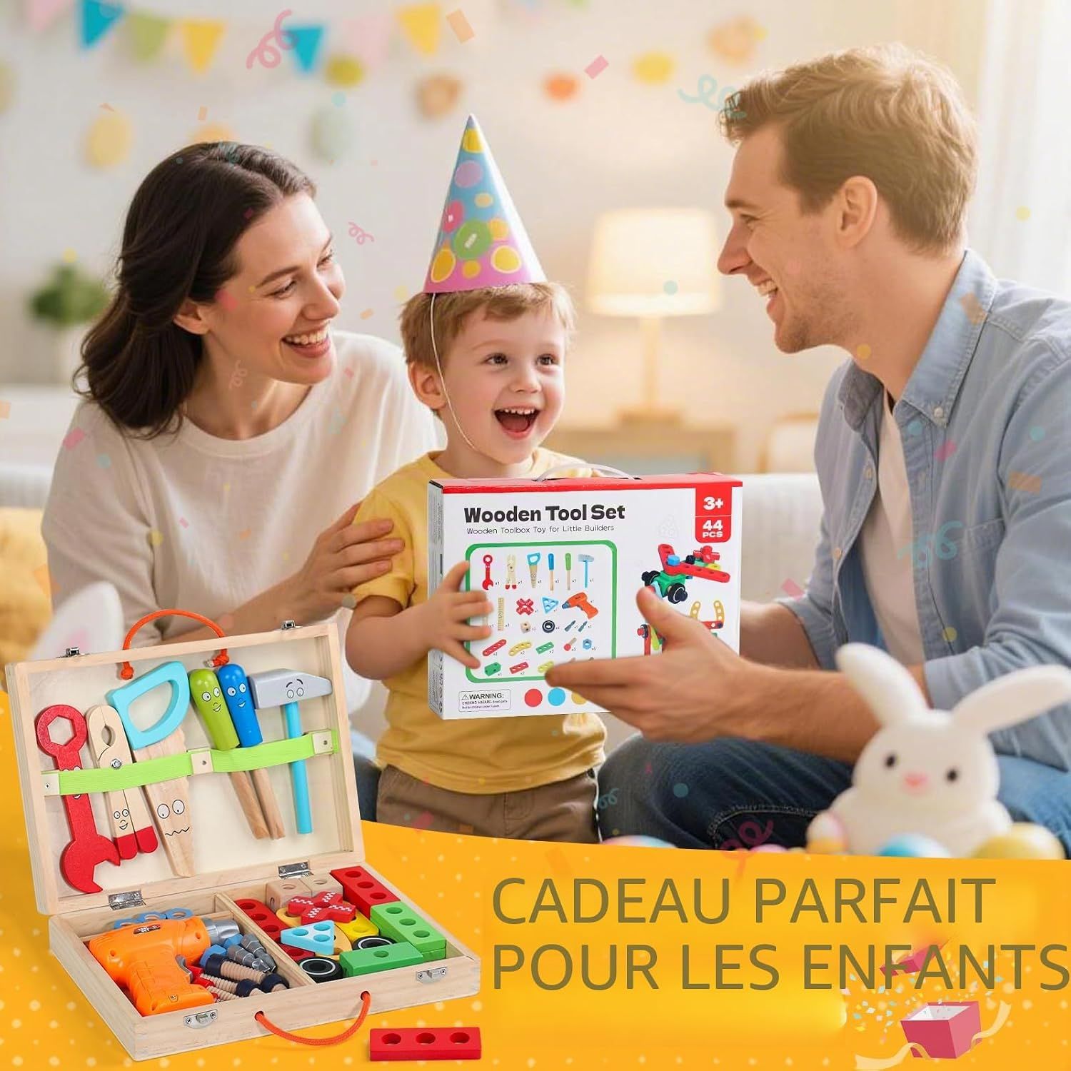 Wooden Construction Kits for Kids