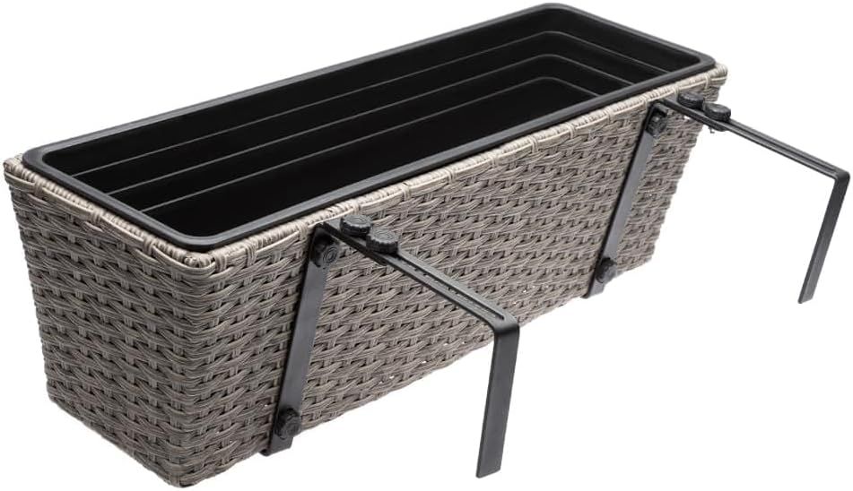 Railing Balcony Planter Box – 2 Piece Set