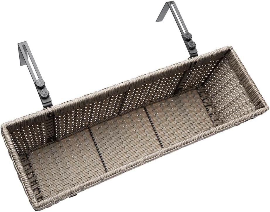 Railing Balcony Planter Box – 2 Piece Set