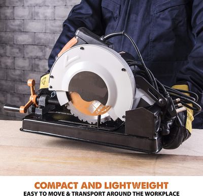 Metal Cut-Off Saw 1250W with 185mm Blade, 45° Bevel