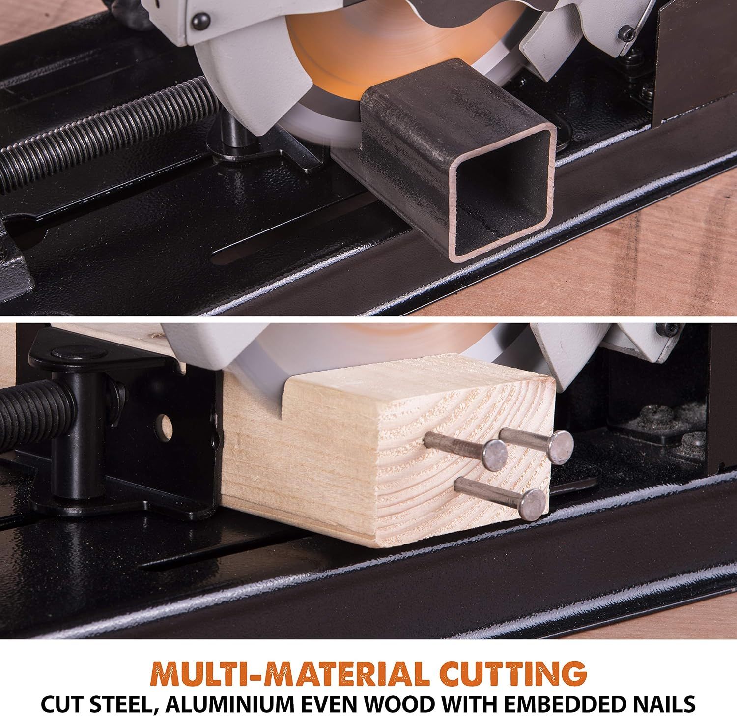 Metal Cut-Off Saw 1250W with 185mm Blade, 45° Bevel