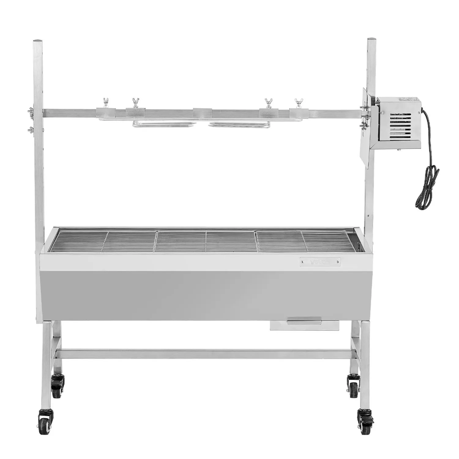 Roasting Machine, 37-Inch Electric Rotisserie Grill – 60kg Capacity Stainless Steel Pig Roaster with 360° Rotation