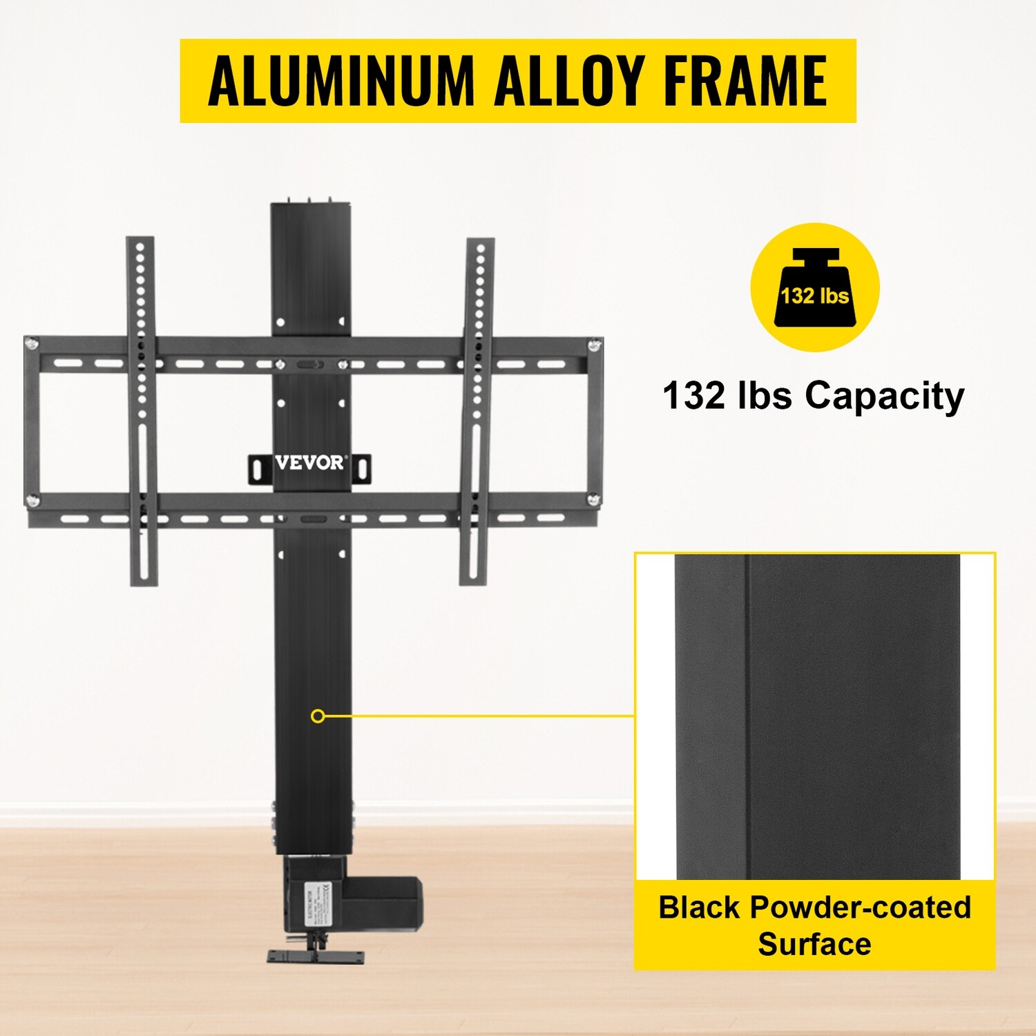 Universal TV Stand Monitors, Swivel &amp; Height Adjustable