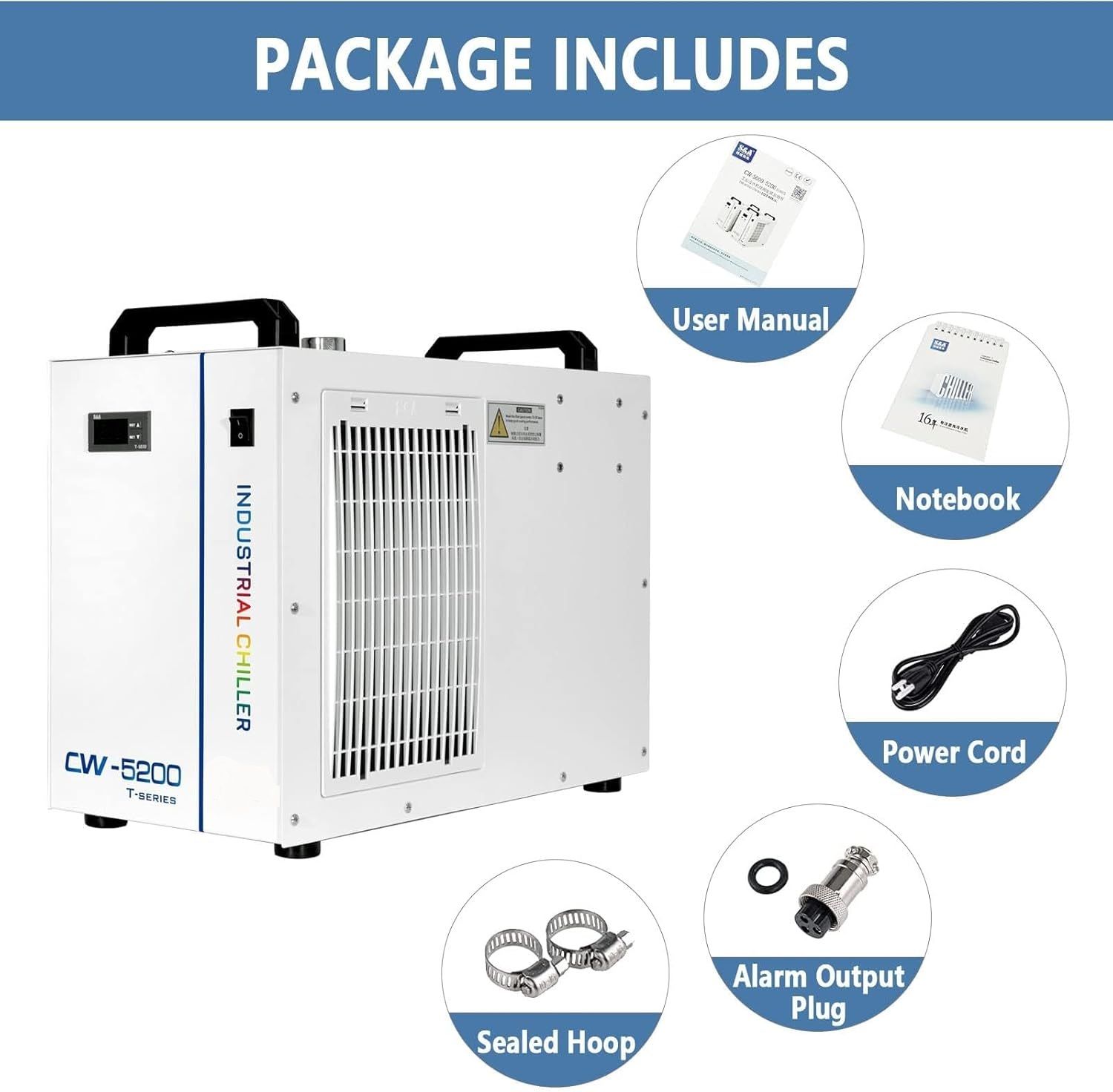 Water Chiller CW-5200TH CO2 Laser Cooling