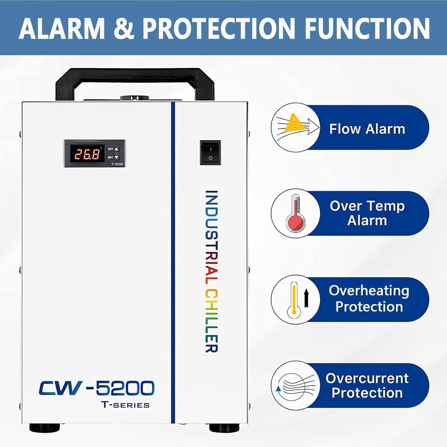 Water Chiller CW-5200TH CO2 Laser Cooling