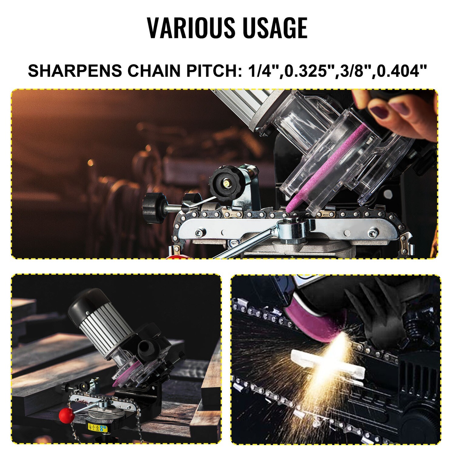 Chain Grinder 230W Saw Chain Sharpener
