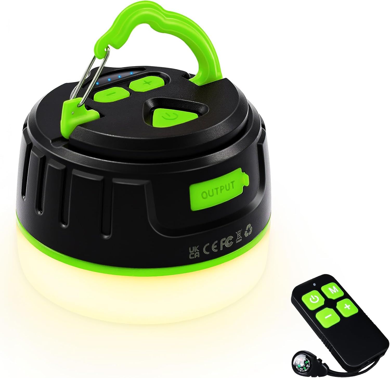 Portable Rechargeable LED Camping Lantern with Remote Control