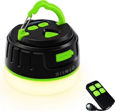 Portable Rechargeable LED Camping Lantern with Remote Control