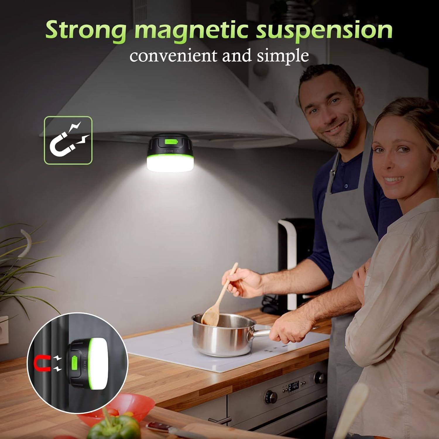 Portable Rechargeable LED Camping Lantern with Remote Control
