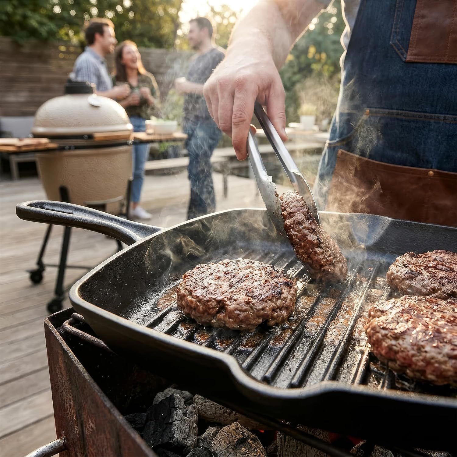 Pre-Seasoned 10-Inch Cast Iron Griddle Pan