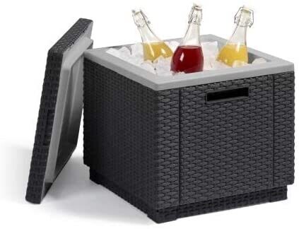 California Ice Cube Outdoor Cooler Portable Beverage Chiller for Camping, Picnic, and Parties
