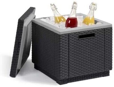 California Ice Cube Outdoor Cooler Portable Beverage Chiller for Camping, Picnic, and Parties