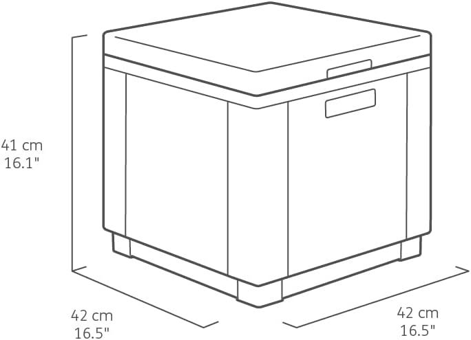 California Ice Cube Outdoor Cooler Portable Beverage Chiller for Camping, Picnic, and Parties