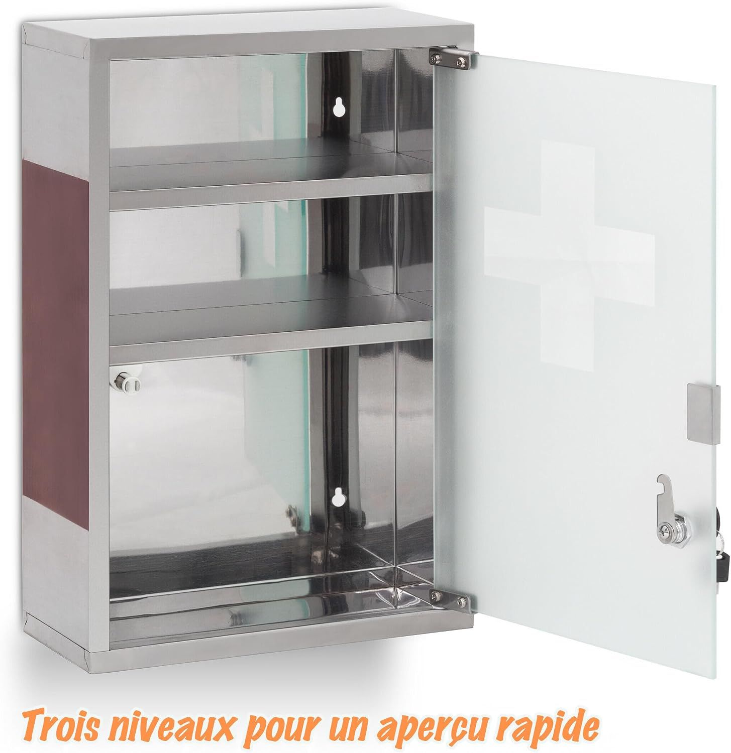 Wall-Mounted Stainless Steel Medicine Cabinet