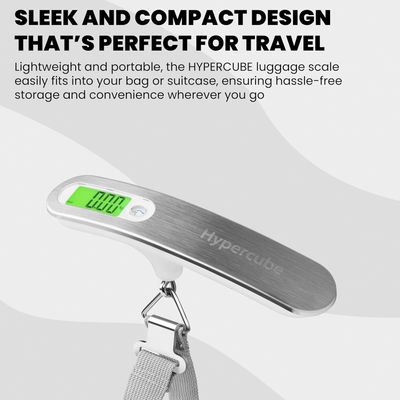 Digital Luggage Scale 50KG Portable Suitcase Weighing Scale with Tare