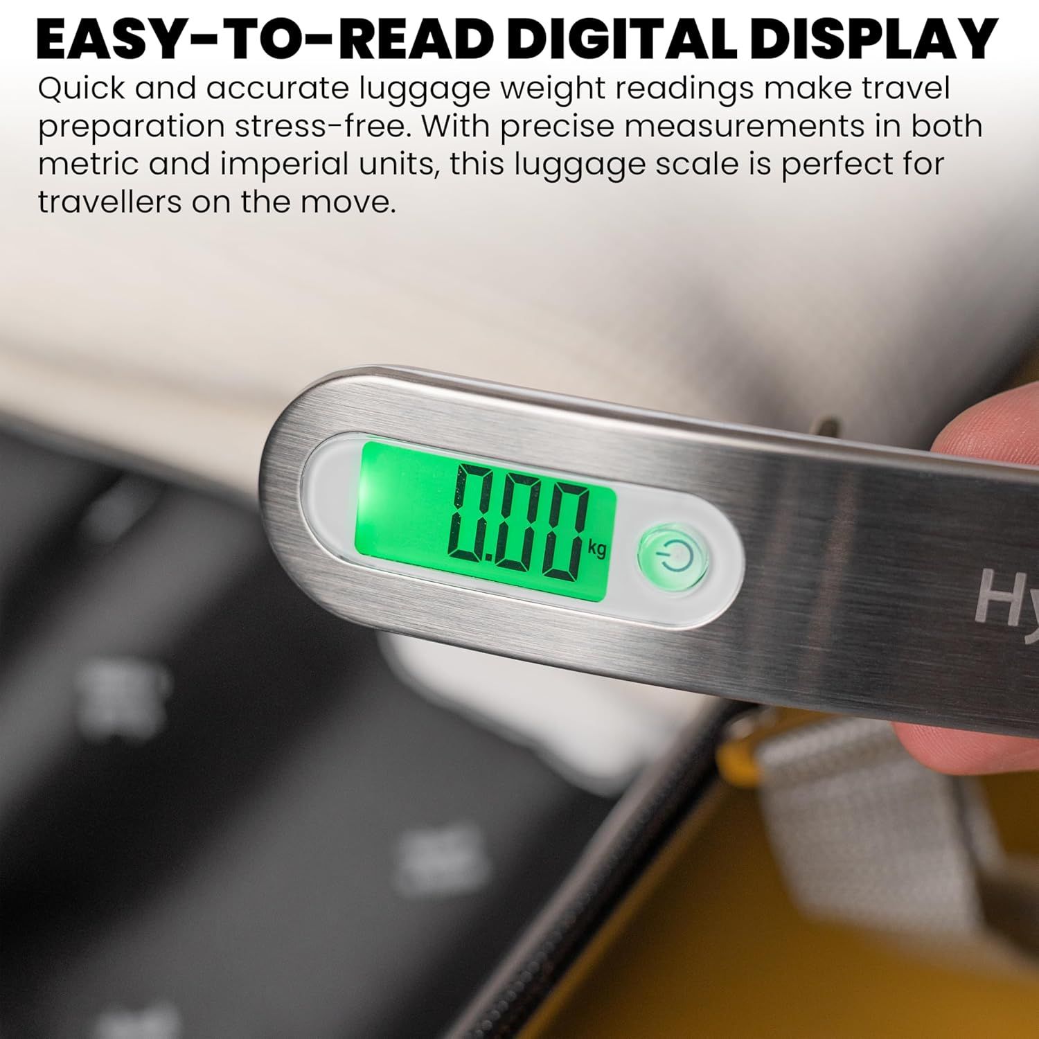 Digital Luggage Scale 50KG Portable Suitcase Weighing Scale with Tare