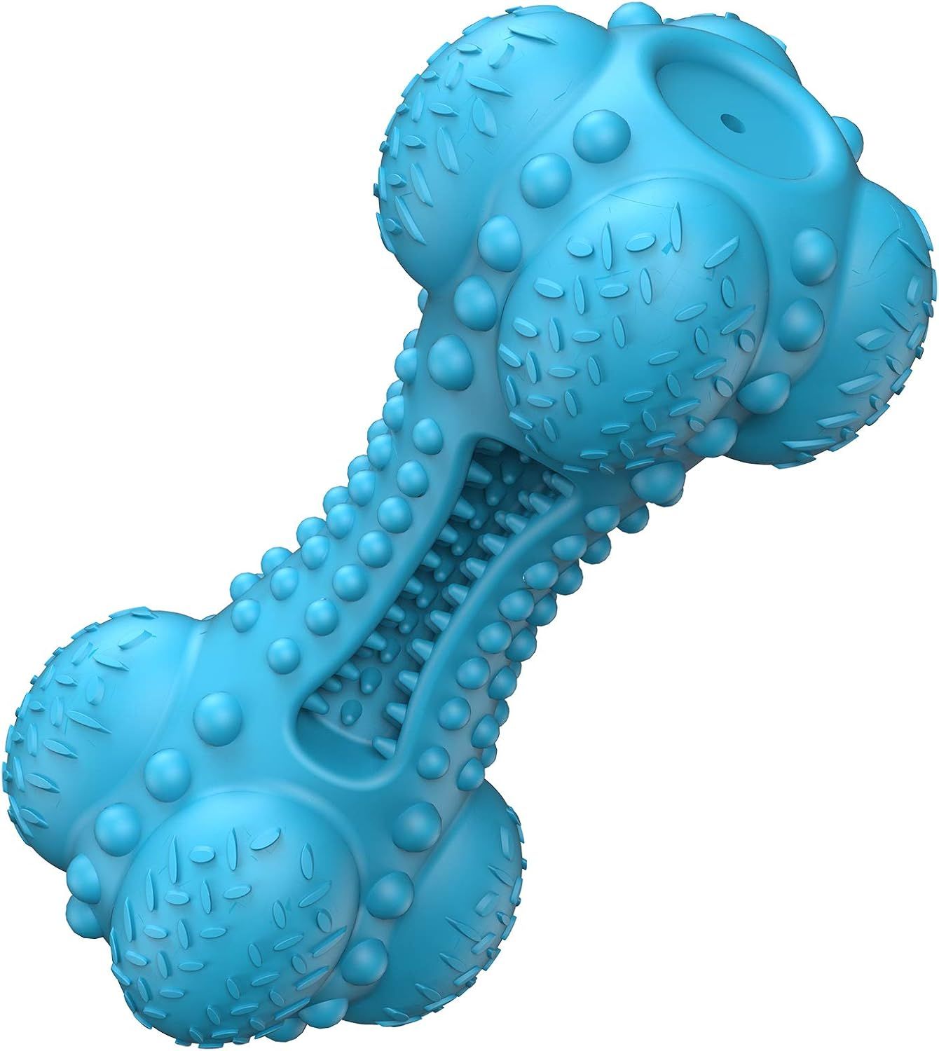 Rubber Chicken Toy for Dogs – Durable Bacon-Flavored Dental Squeaky Chew Toy for Medium &amp; Large Dogs