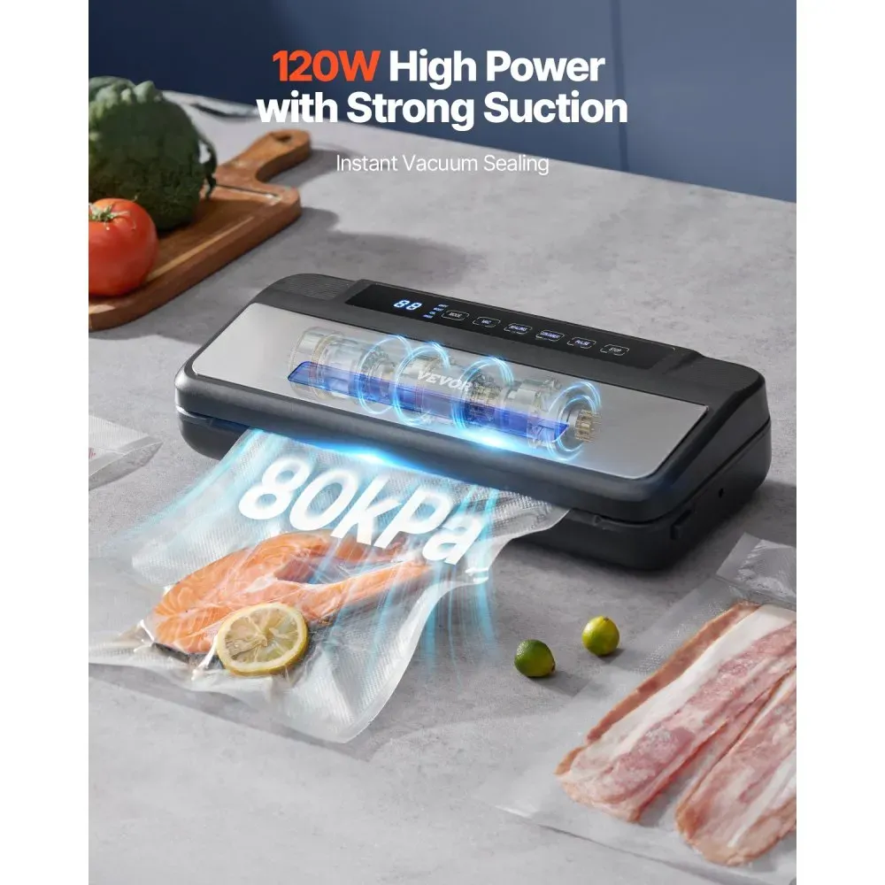 Vacuum Sealer 7 in 1 Food Sealing Machine 120W