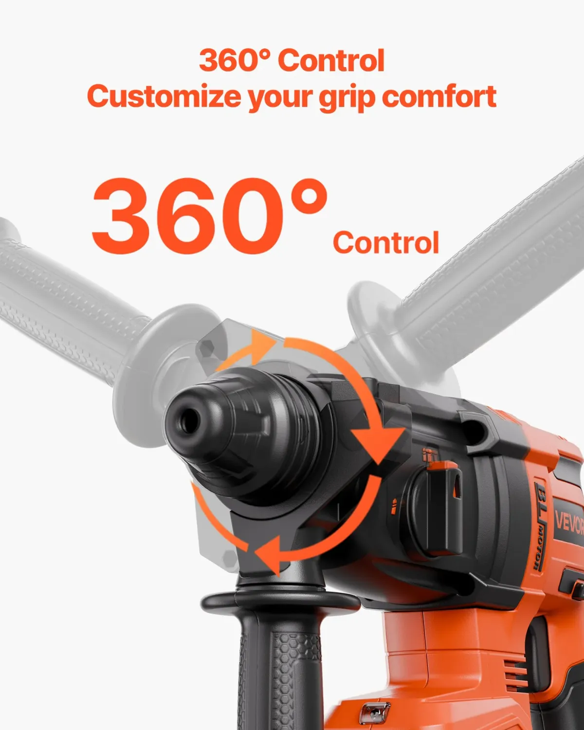 SDS-Plus 20V 4.0Ah Cordless Rotary Hammer Drill – 4-in-1 Heavy-Duty Power Tool Kit