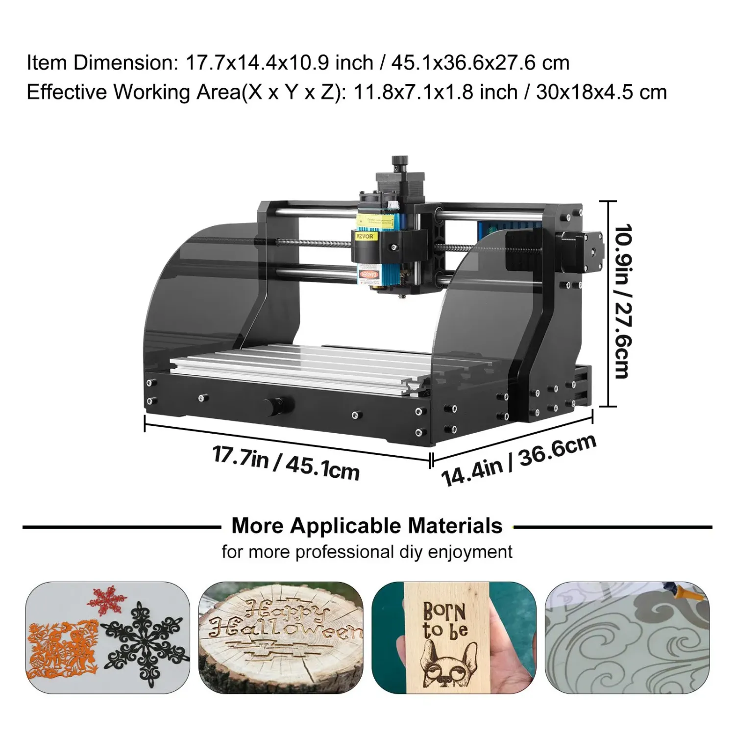 CNC 3018 Pro MAX Engraving Machine 3 Axis GRBL Wood Router 10000RPM