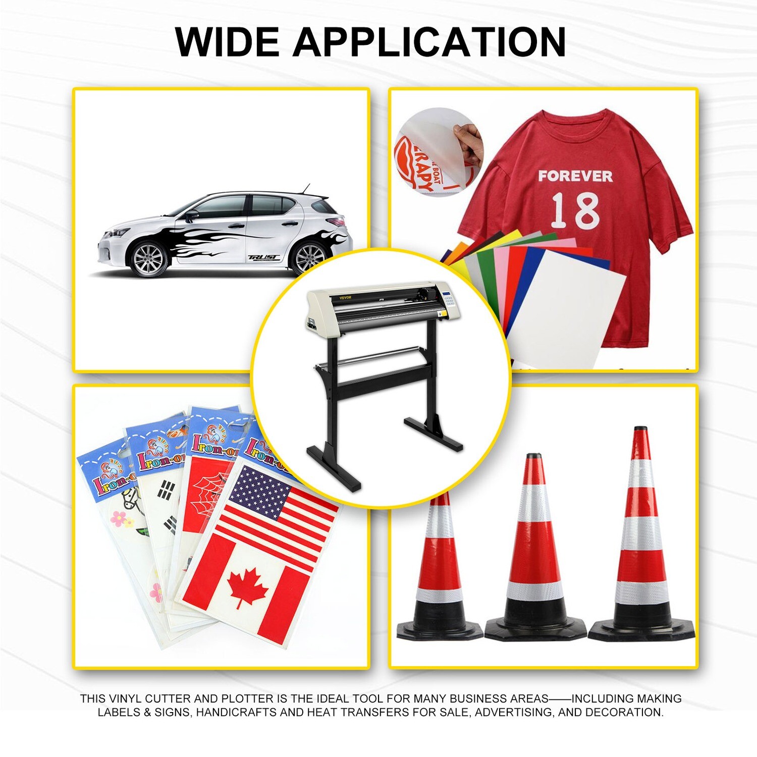 Vinyl Cutting Machine, 28", 720mm, with Stand Signmaster Cutting with a vinyl plotter