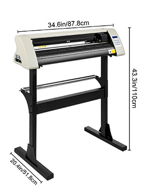 Vinyl Cutting Machine, 28", 720mm, with Stand Signmaster Cutting with a vinyl plotter