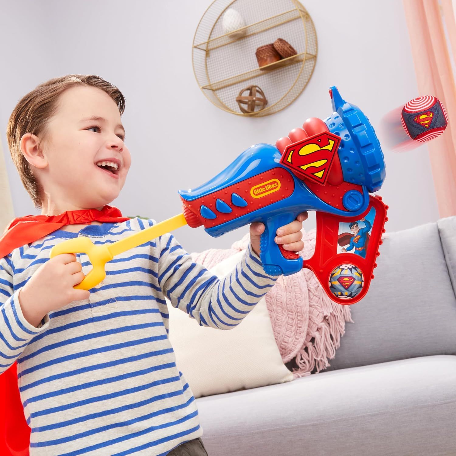 Superman Boom Blaster Toy for Kids Ages 3+