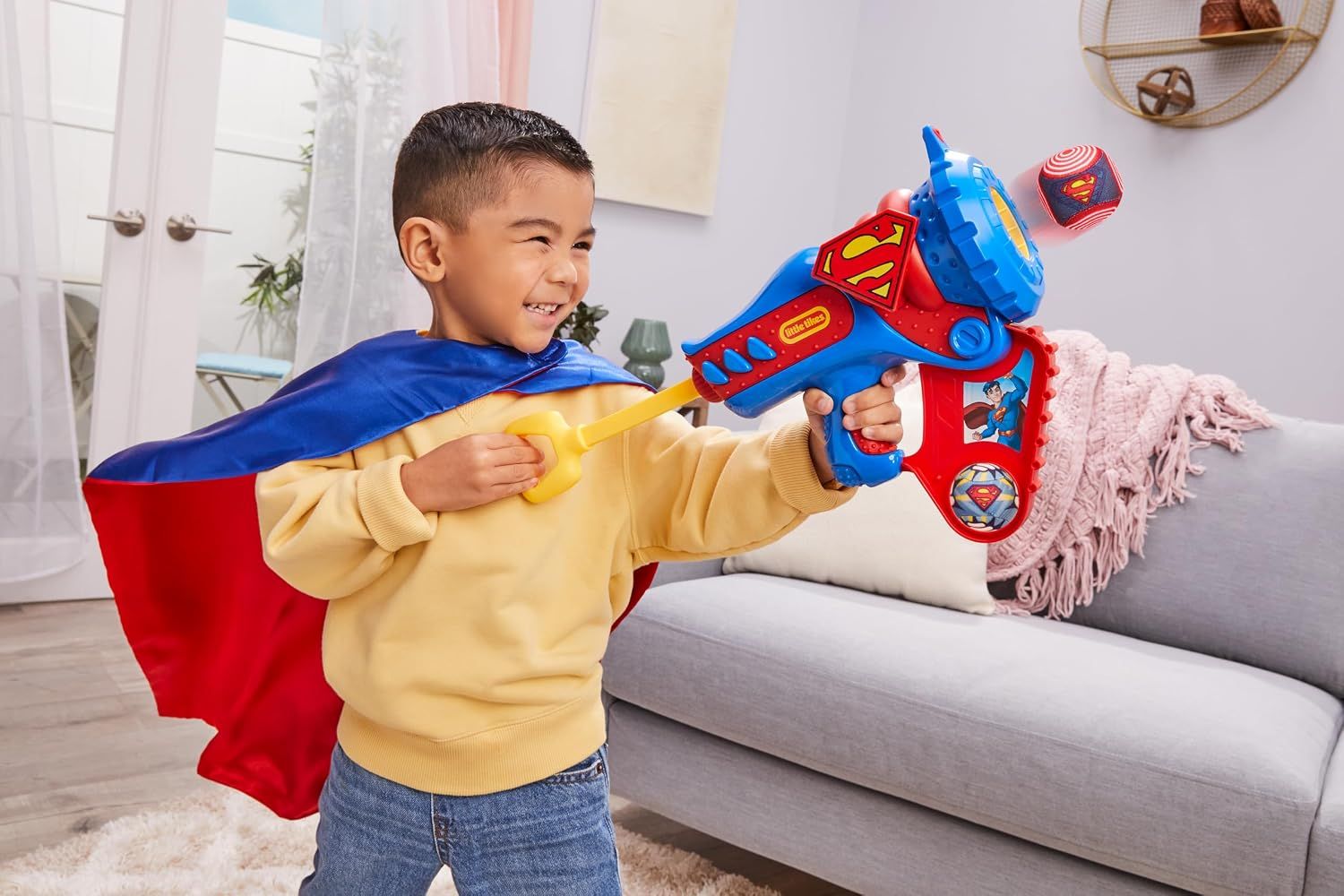 Superman Boom Blaster Toy for Kids Ages 3+