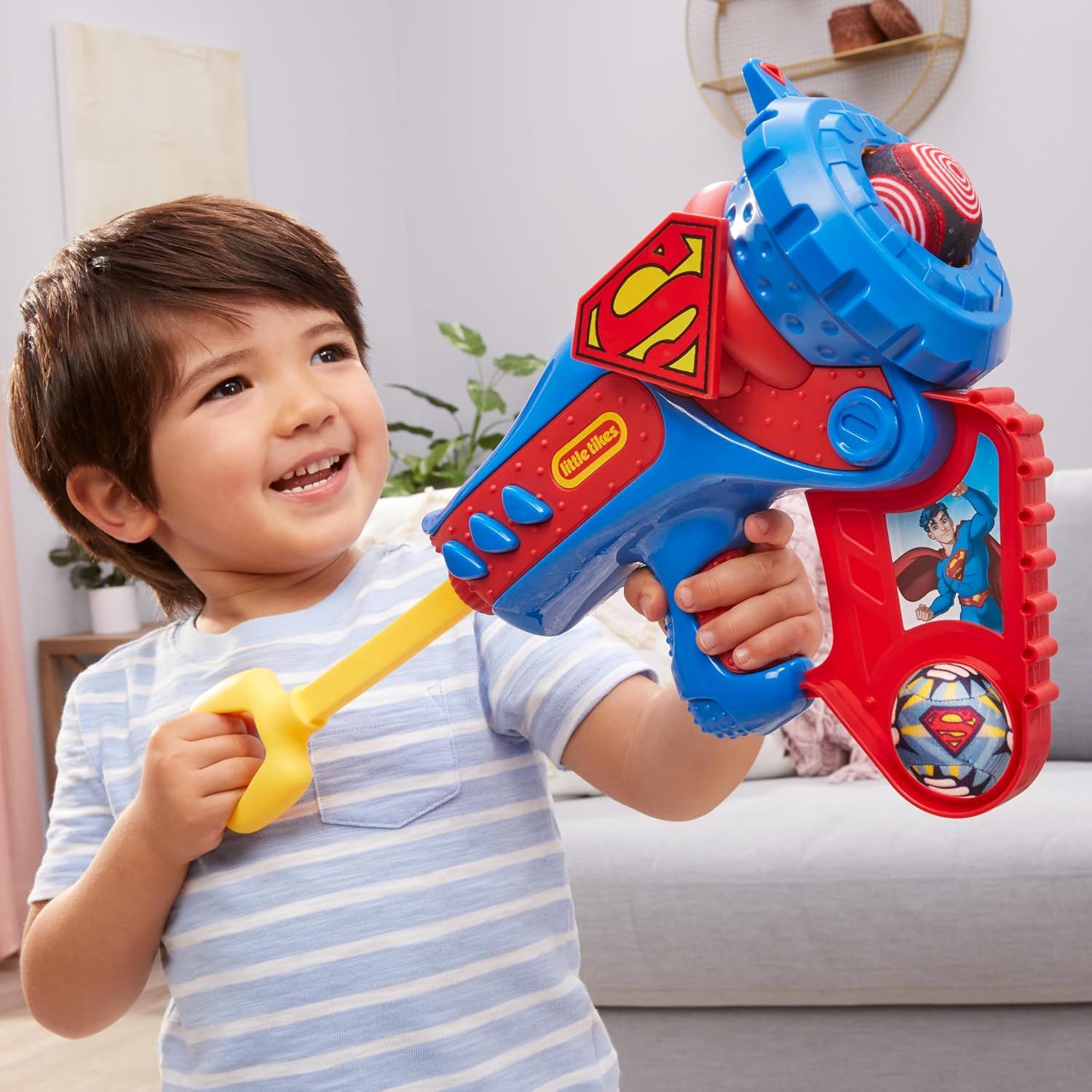 Superman Boom Blaster Toy for Kids Ages 3+