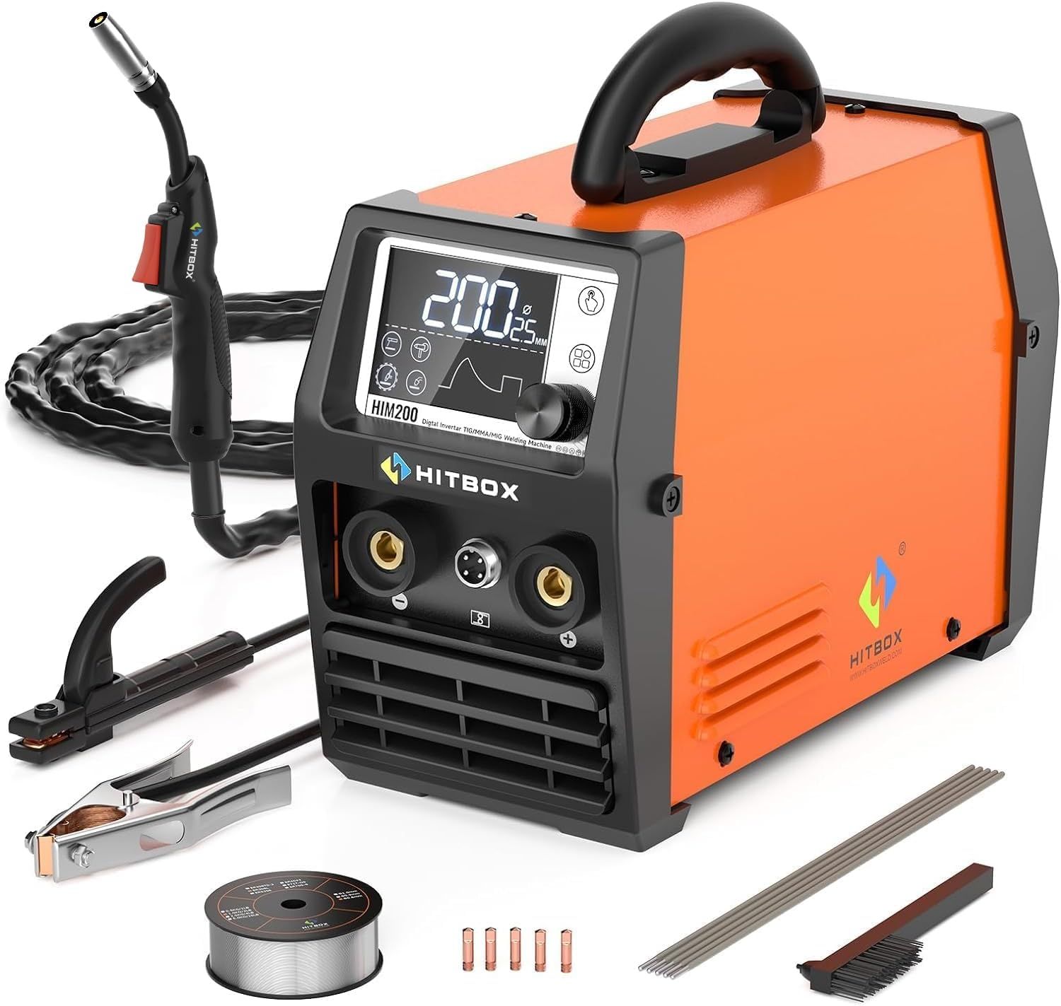 200A MIG Welder 4 in 1 Inverter Welding Machine