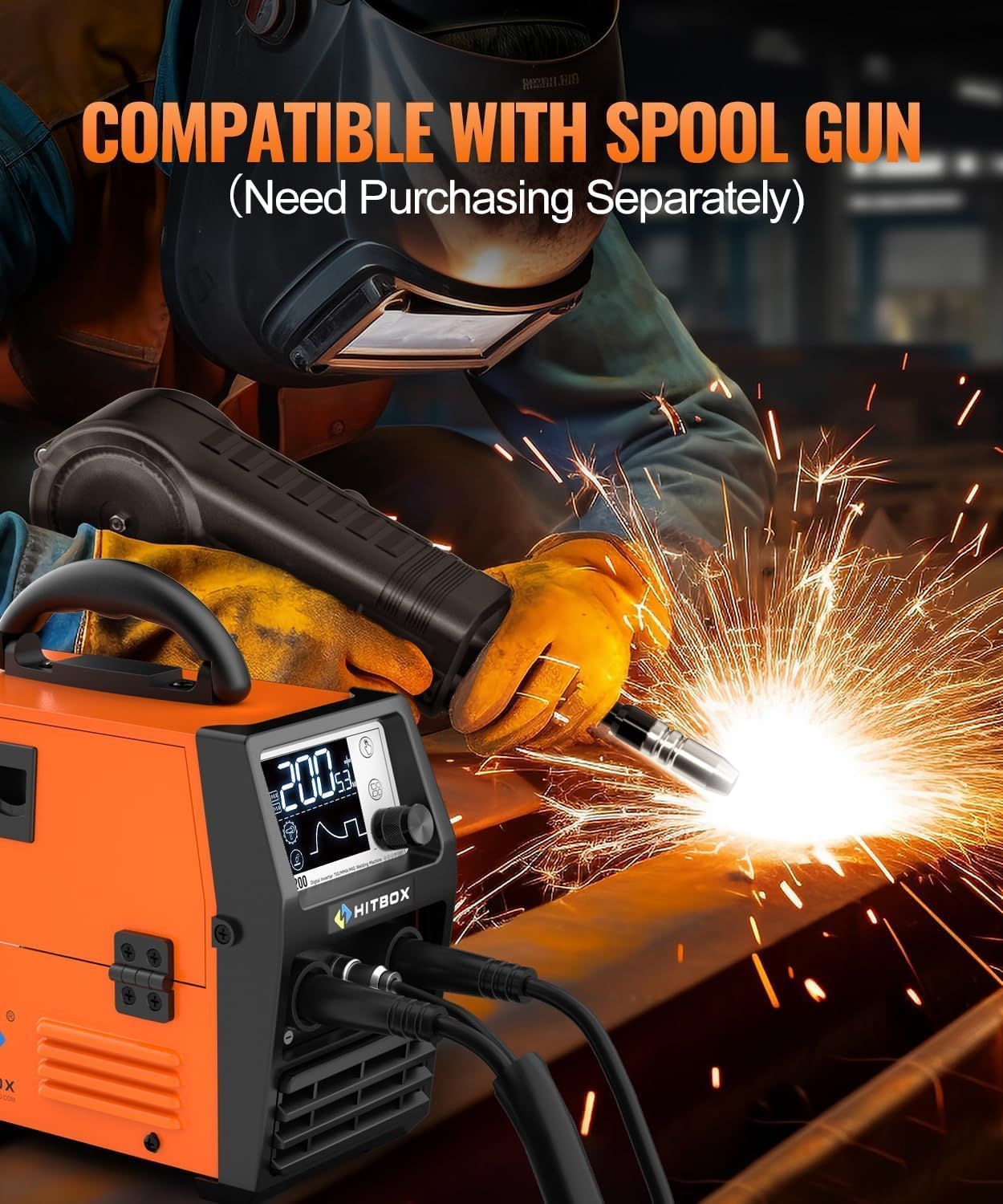 200A MIG Welder 4 in 1 Inverter Welding Machine