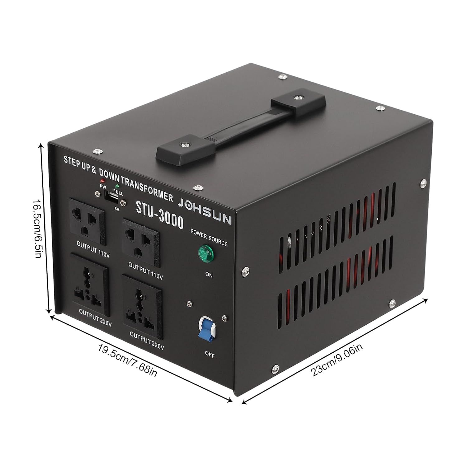 Voltage Converter 2400W 110V to 220V