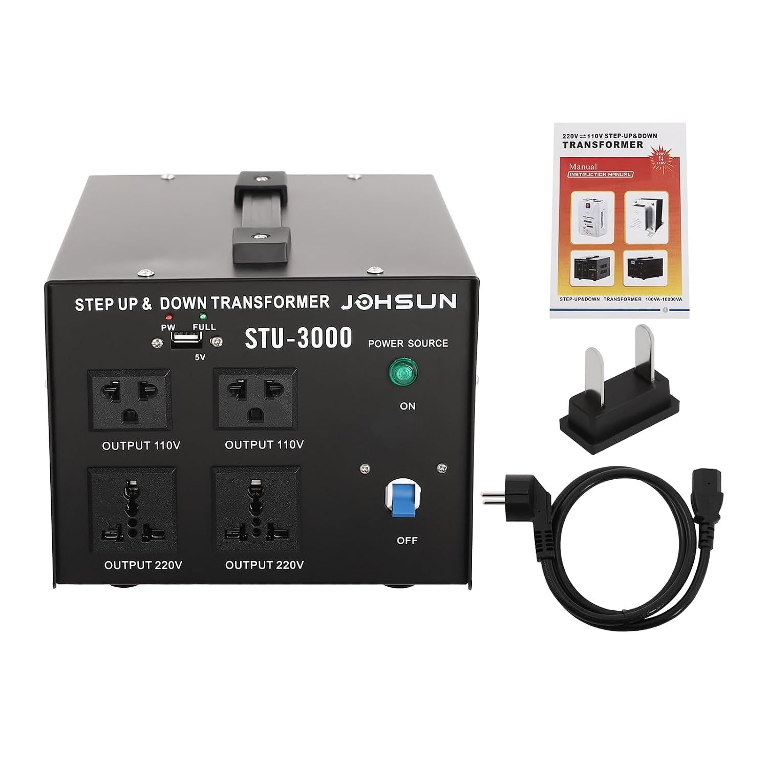 Voltage Converter 2400W 110V to 220V