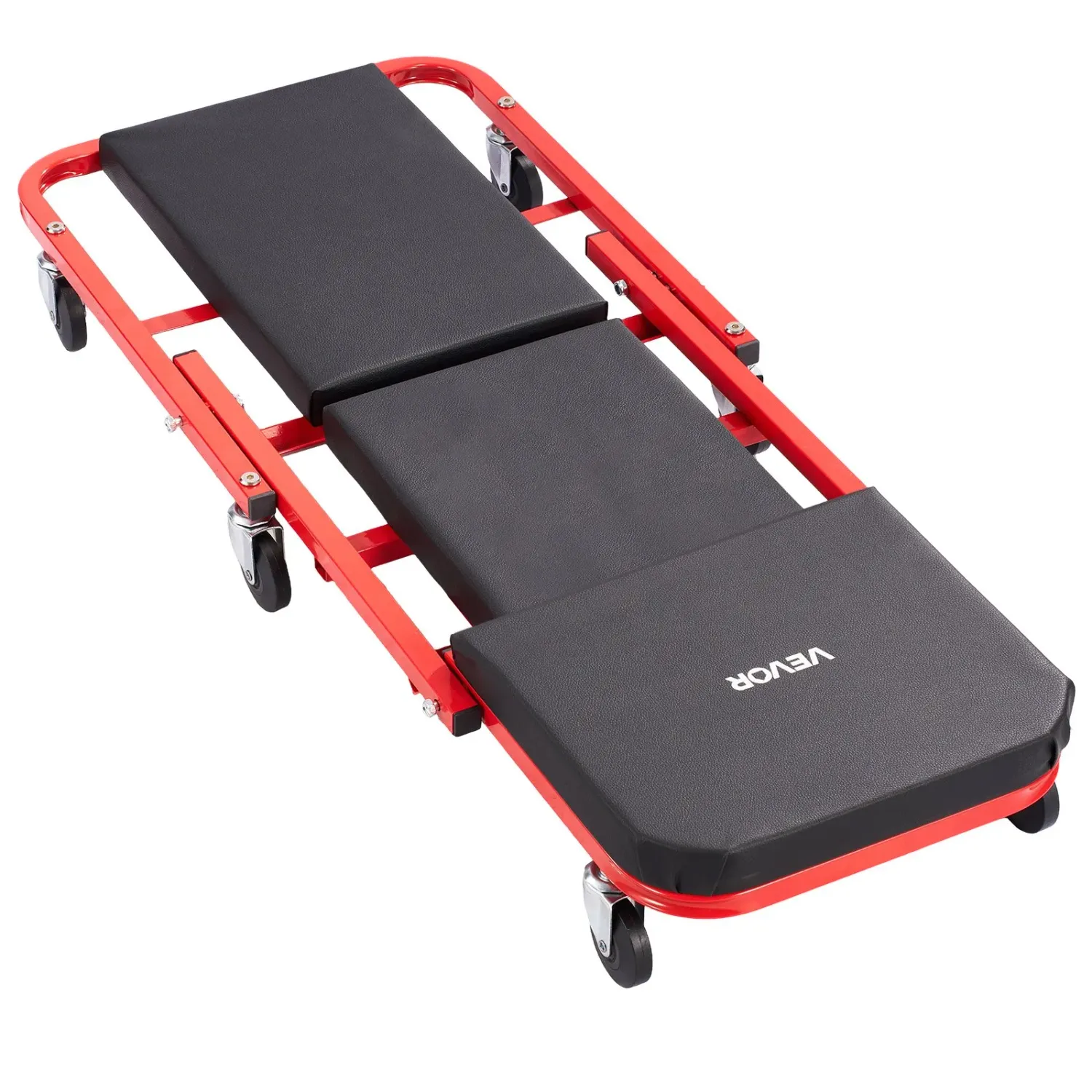 Folding Mechanic Creeper 204kg, Z Creeper Seat &amp; Under Car Garage Roller