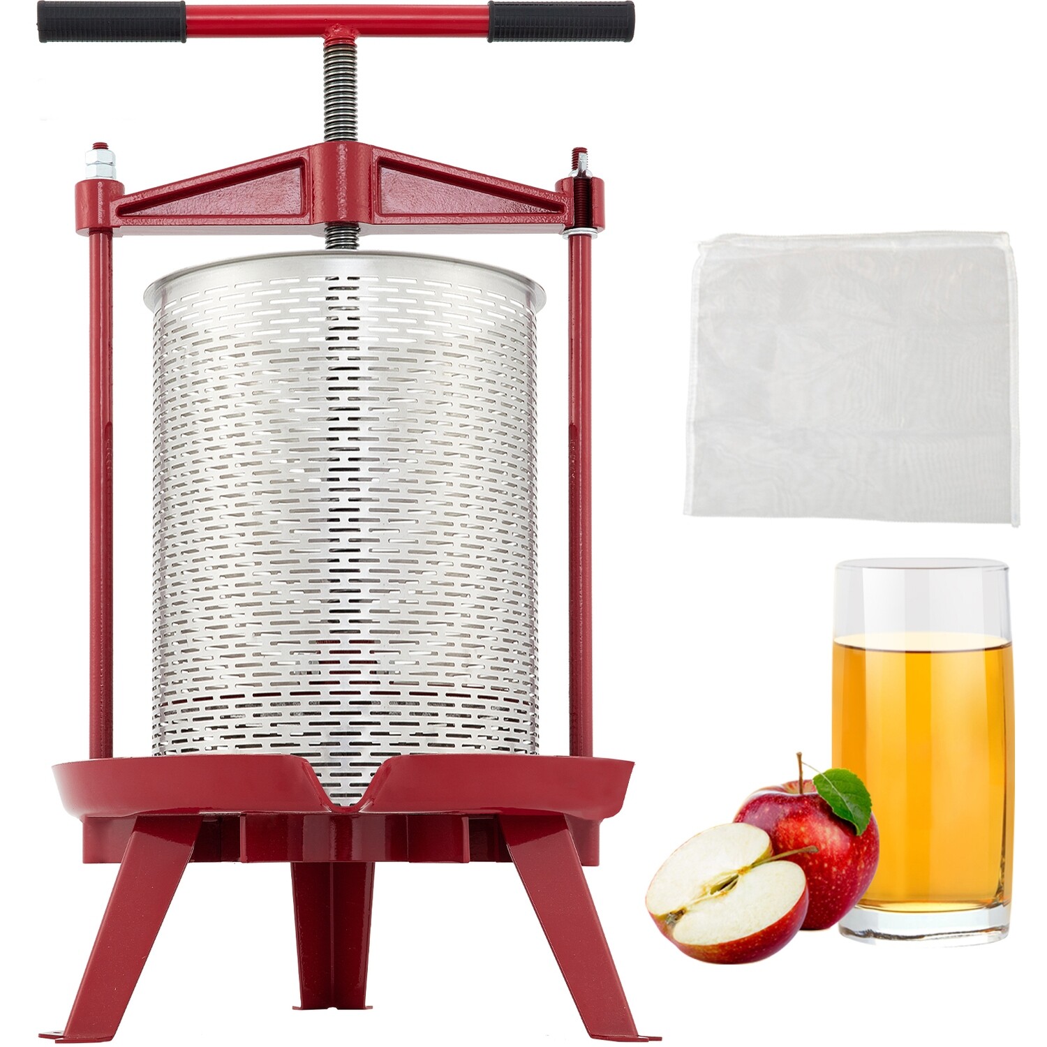 Grape Presser 14L Manual Fruit Press