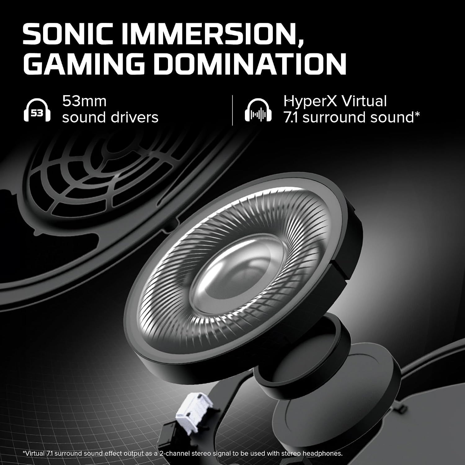 Gaming Headphones, Red, for PC, PS4, and Mac