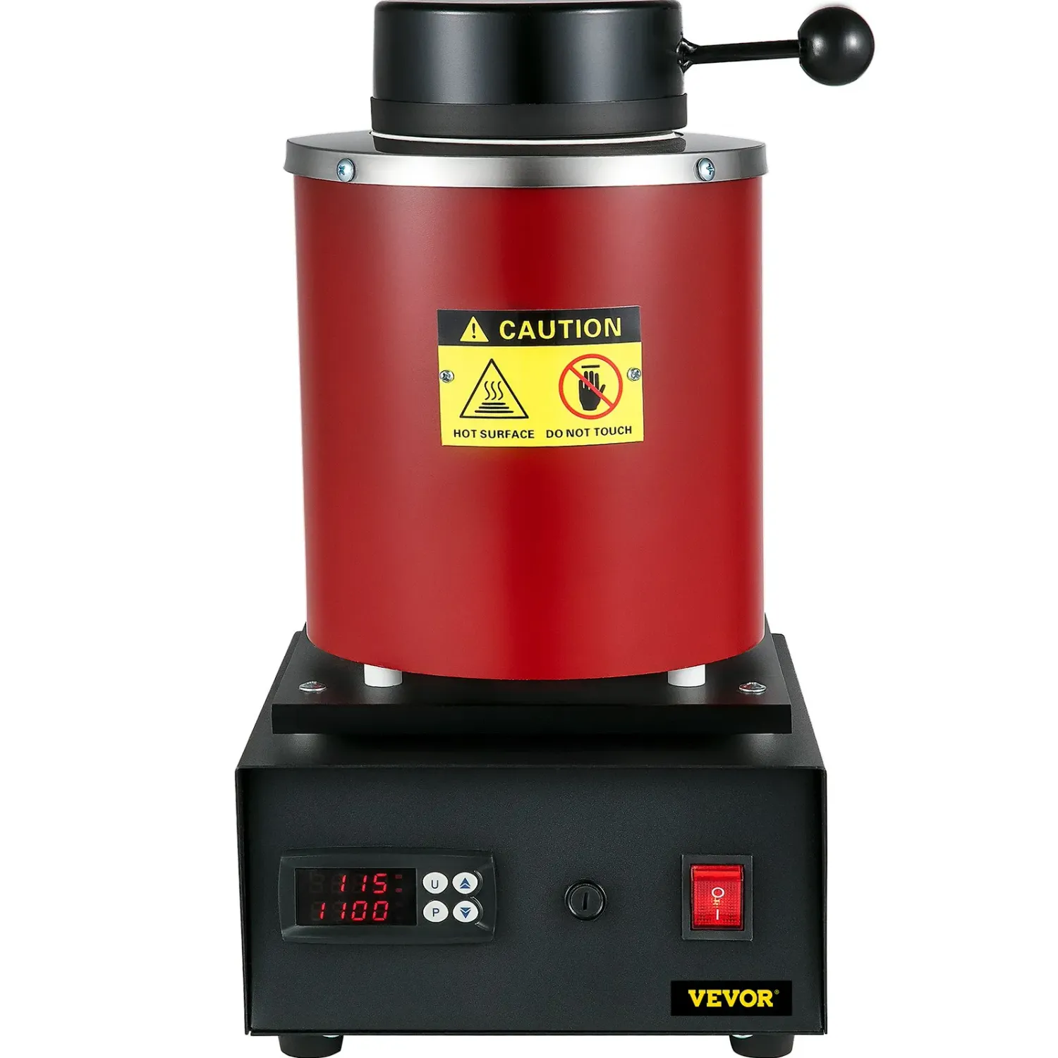 3KG Electric Metal Melting Furnace 1150°C Digital PID Gold Silver Copper