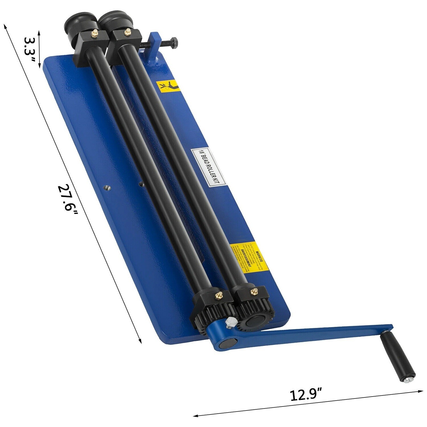 Sheet 18" Sheet Metal Bead Roller – 460mm Neck, 1.2mm Capacity with 6 Tool Sets