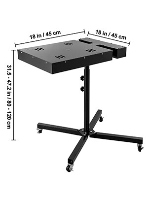 T-Shirt Curing 18" X 18" Silk Screen Printing Flash Dryer Adjustable Stand