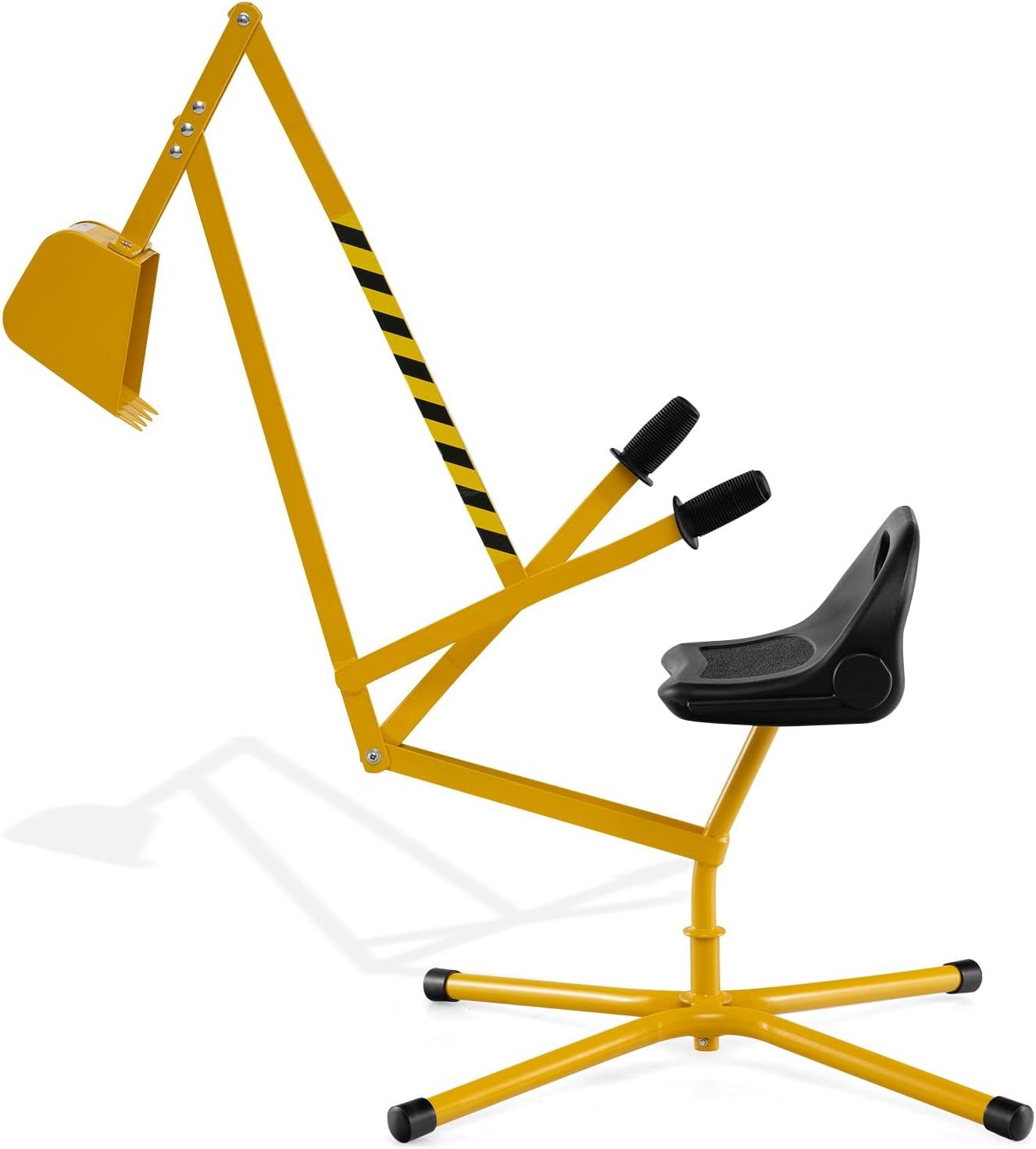 Sand Digger, Kids Ride-On Excavator Toy – 360° Rotating Seat with Manual Shovel