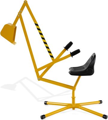 Sand Digger, Kids Ride-On Excavator Toy – 360° Rotating Seat with Manual Shovel