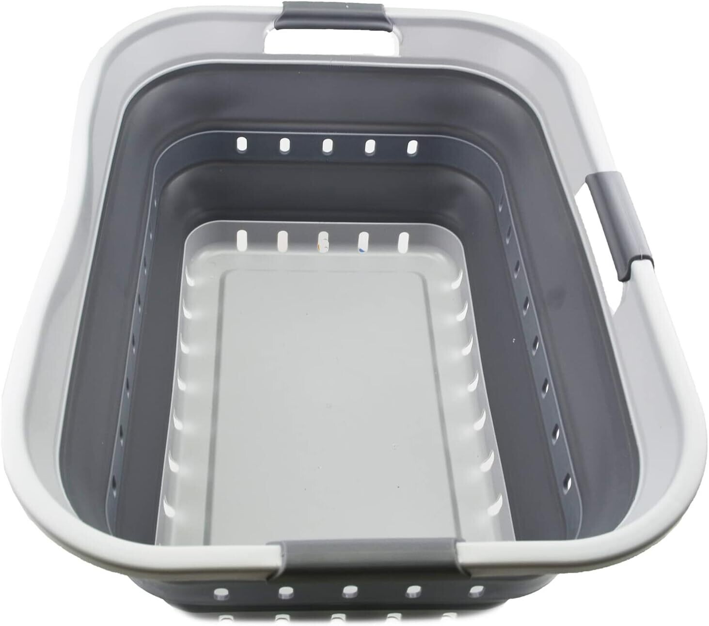 42L Foldable Laundry Basket with Handles
