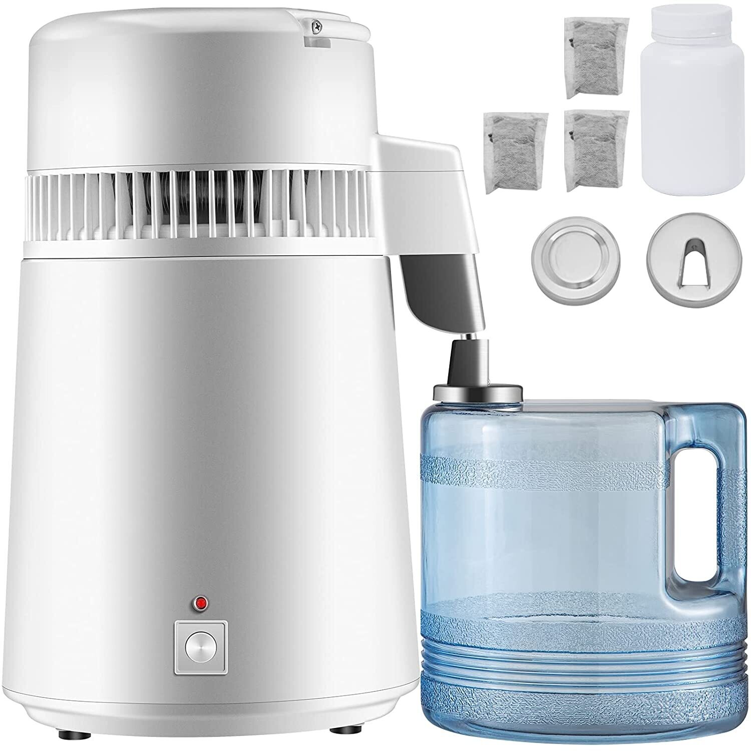 Water Distiller 4L 750W Stainless Steel, Colour: White