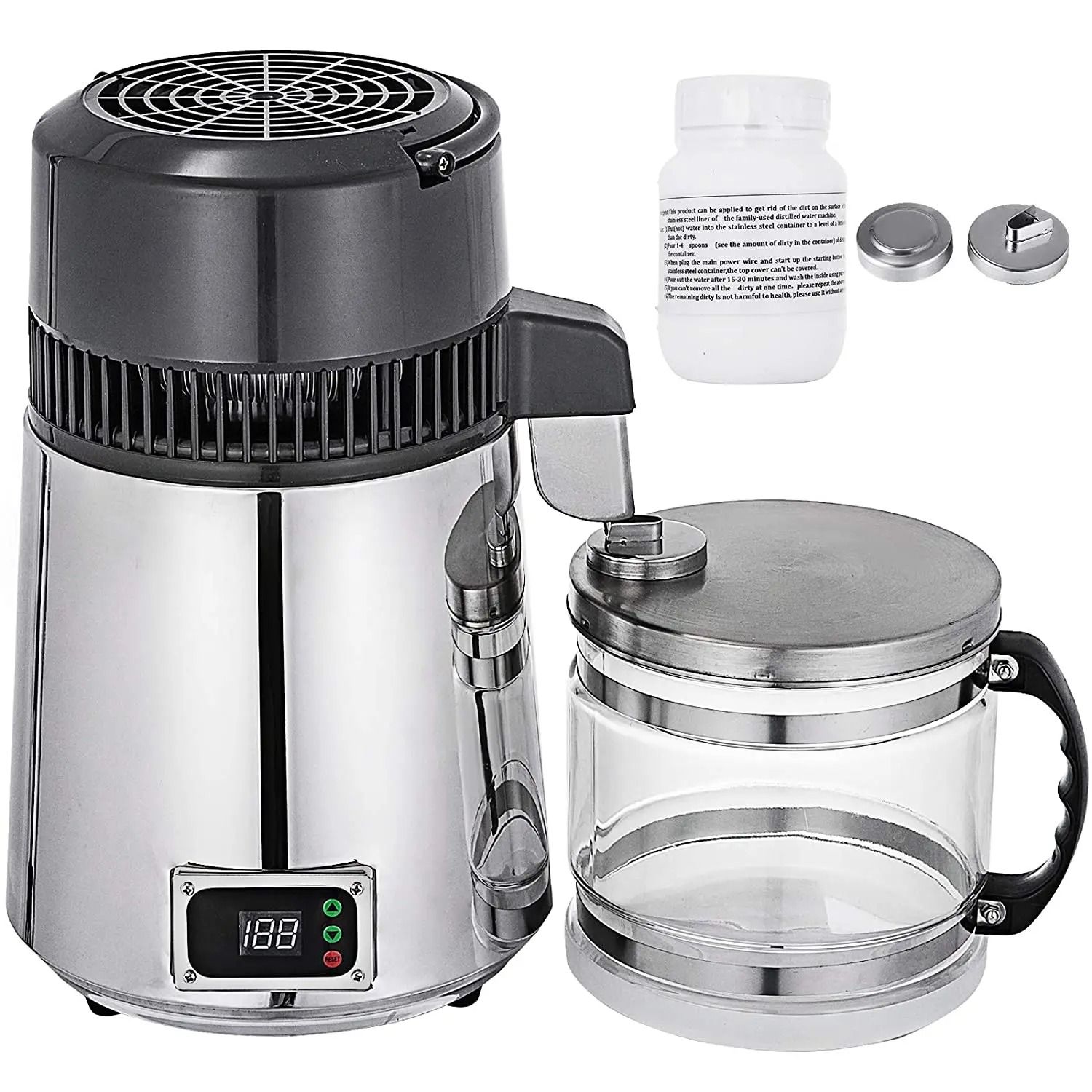 Water Distiller 4L 750W Stainless Steel