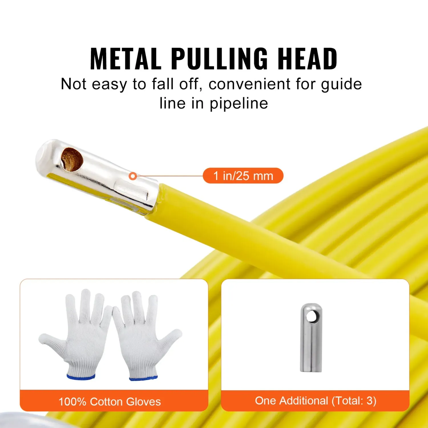 Duct Rodder Fish Tape Electrical Cable Running Puller