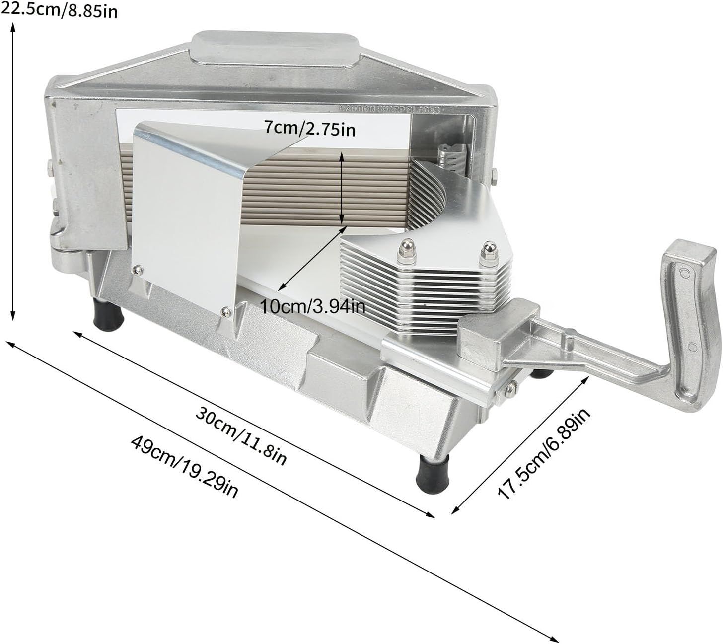 Stainless Steel Cast Manual Tomato Slicer