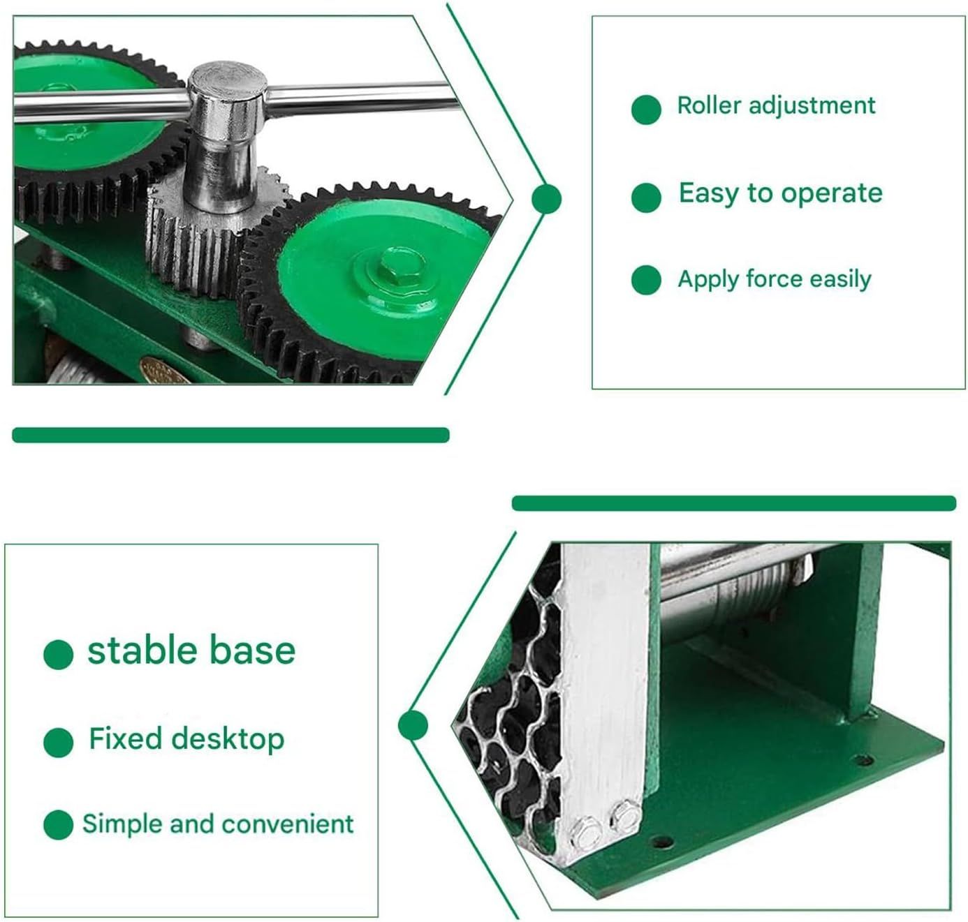 Manual Jewelry Rolling Mill Metal Sheet &amp; Wire Roller