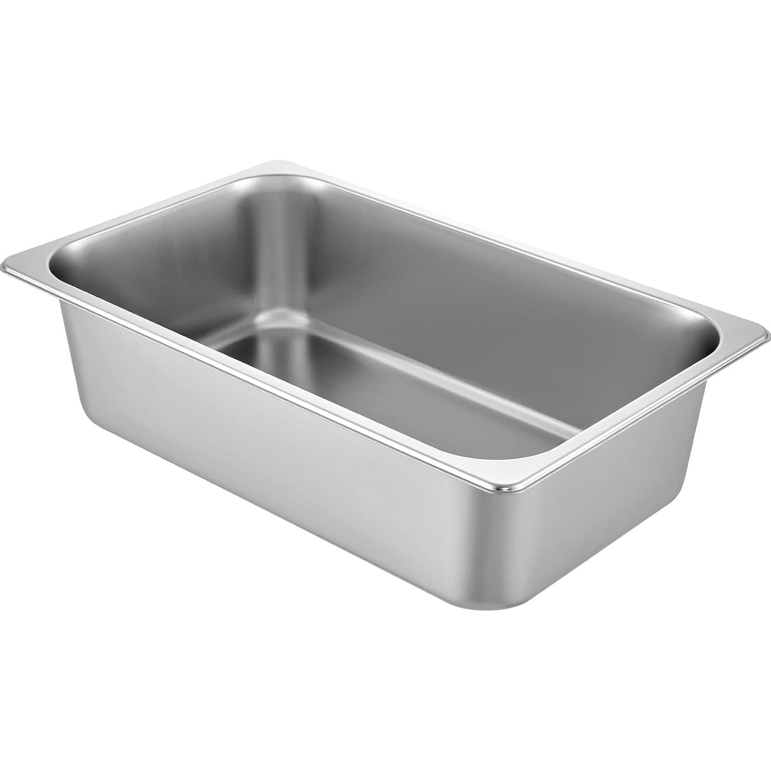 6 Pack Stainless Steel Full Size Hotel Food Pan 6 Inch Steam Table Catering Tray